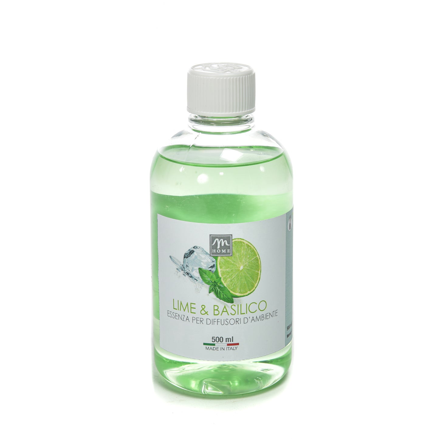 RICARICA ESSENZA PER DIFFUSORI D'AMBIENTE "BOUQUET" 500ML LIME & BASILICO