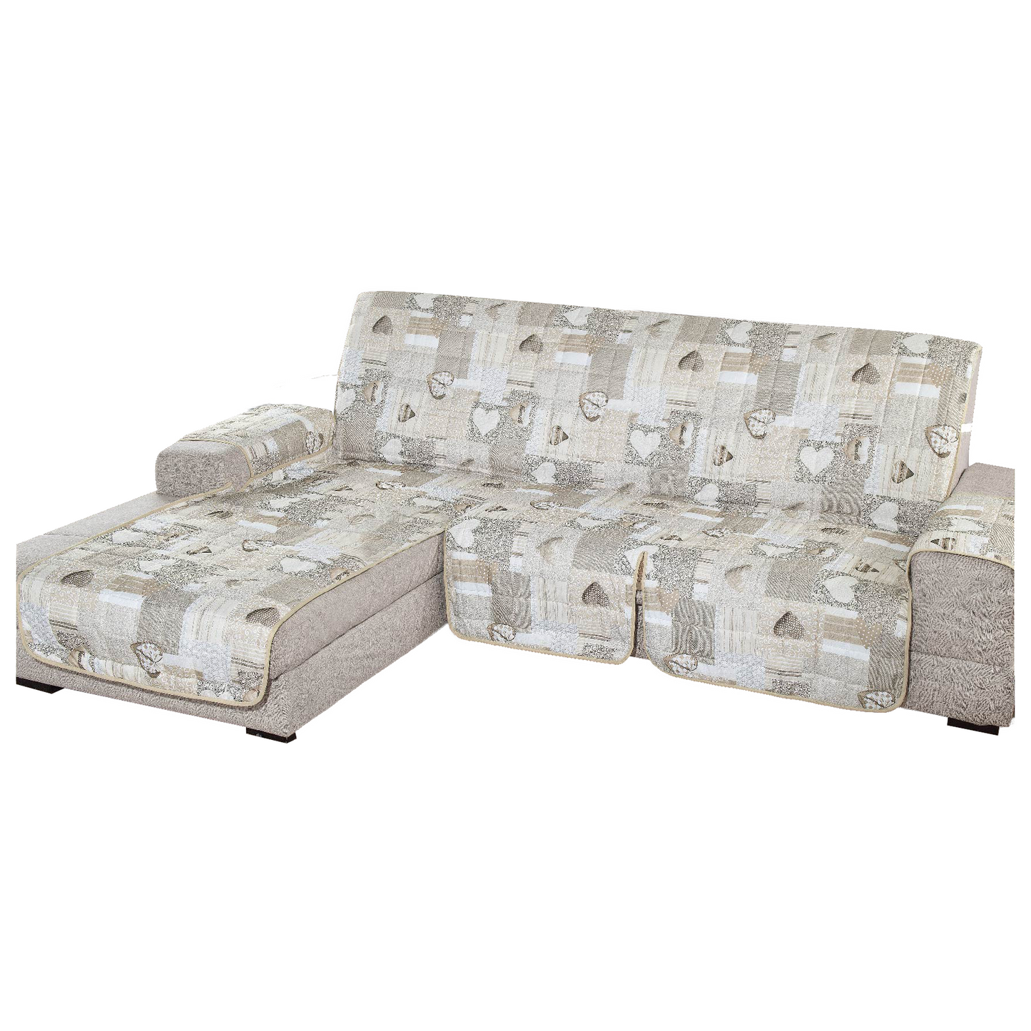 COPRIDIVANO PENISOLA KINO PLUS 4 POSTI BEIGE