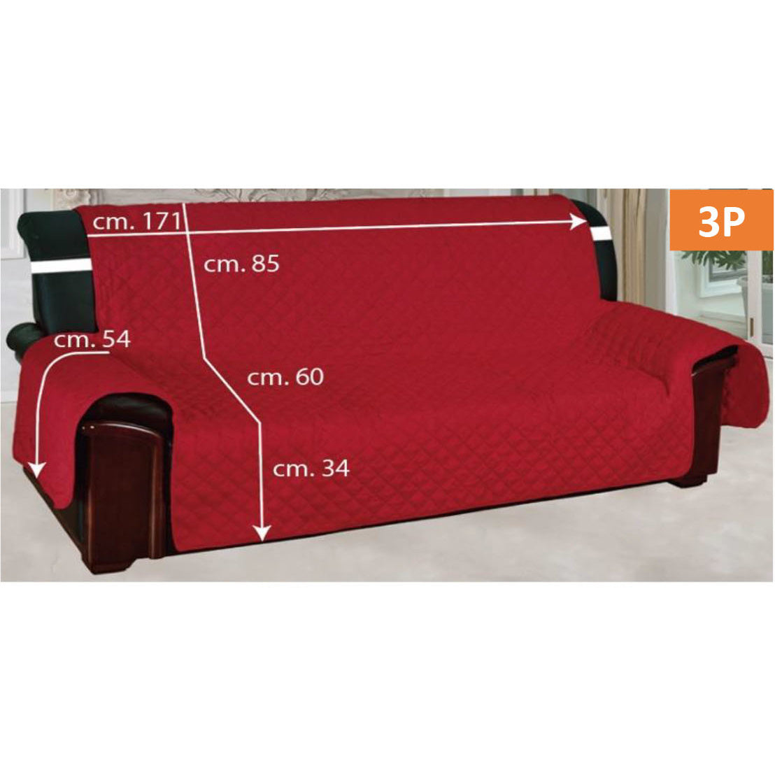 COPRIDIVANO WILLY 3 POSTI BEIGE