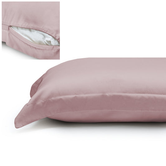 FEDERA IN SETA 50*80 ROSA ANTICO