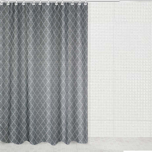 TENDA DOCCIA CON ANELLI VISIR 180*200 GRIGIA