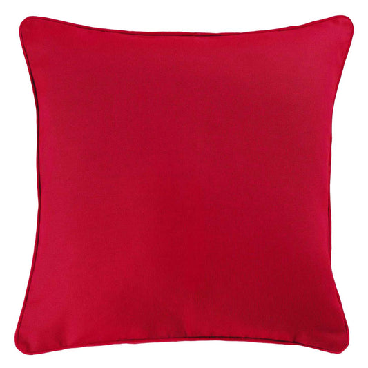 CUSCINO 60*60 CM COTONE PANAMA ROSSO