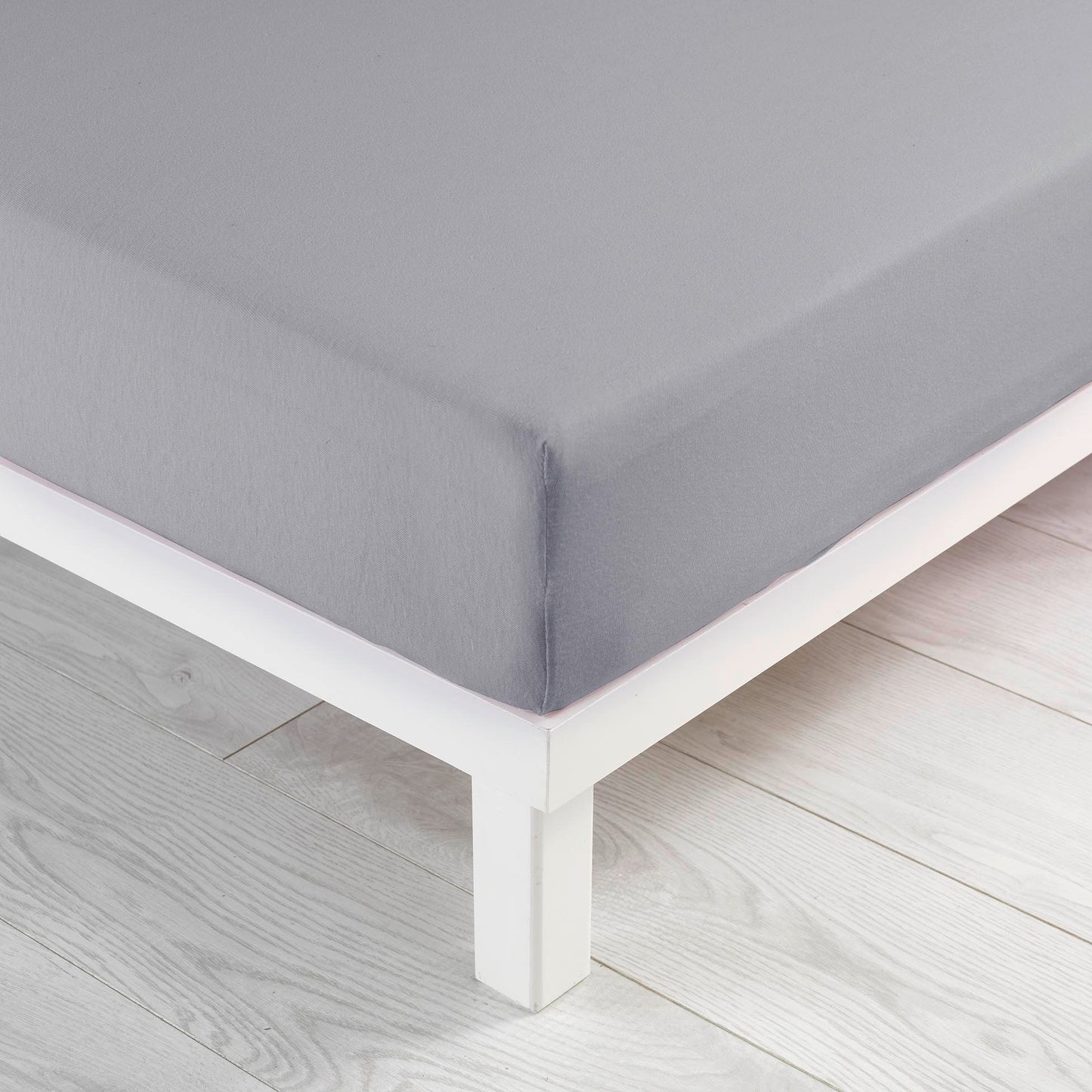 DRAP-HOUSSE SIMPLE JERSEY GRIS PIERRE