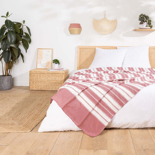 COPRITUTTO 180*220 CM JACQUARD MARSALA ABBY