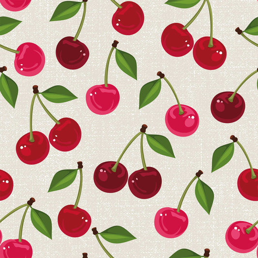 TOVAGLIA CERATA 140 CM IN PVC CHERRY