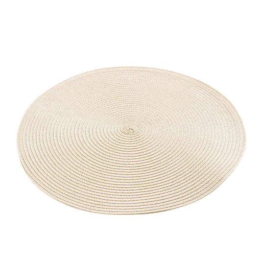SET DA TAVOLA ROTONDO 35 CM ZEBULON NATURALE