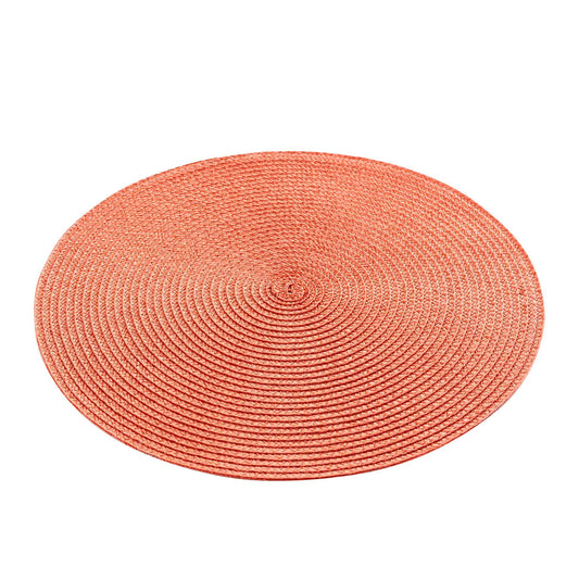 SET DA TAVOLA ROTONDO 35 CM ZEBULON ROSSO MATTONE