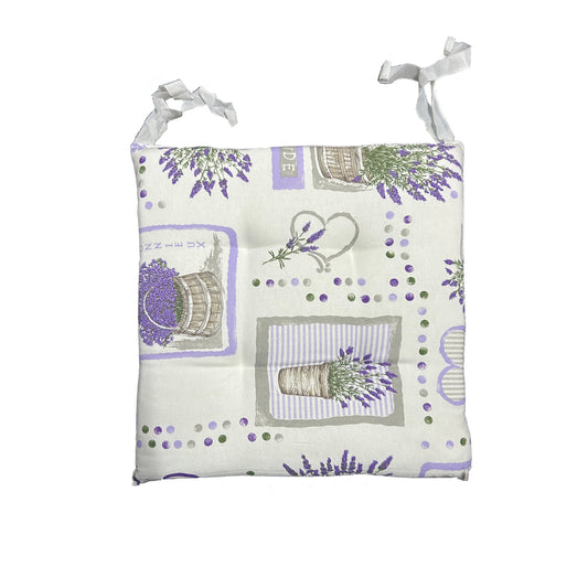 CUSCINO SEDIA 40*40 CM COTONE PROVENZA