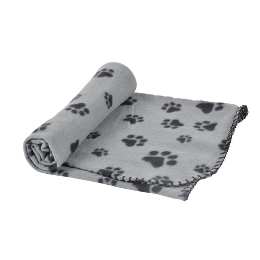 PLAID PET IMPRIMÉ 100*70 CM GRIS