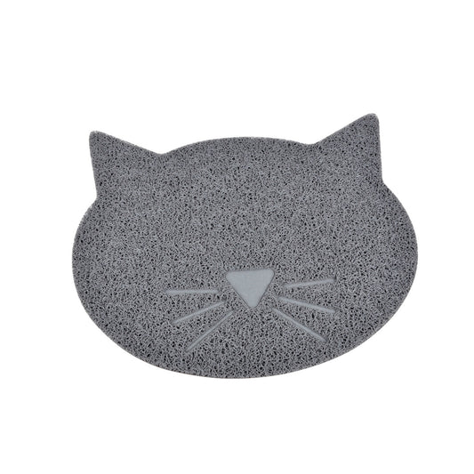 TAPIS ANTIDÉRAPANT POUR CHAT GRIS