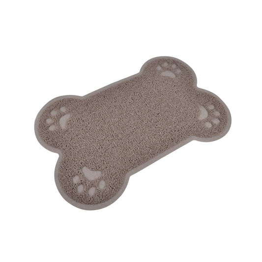 TAPIS ANTIDÉRAPANT EN OS DE TAUPE