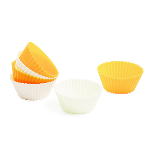 6 RUNDE KUCHENFORMEN AUS SILIKON