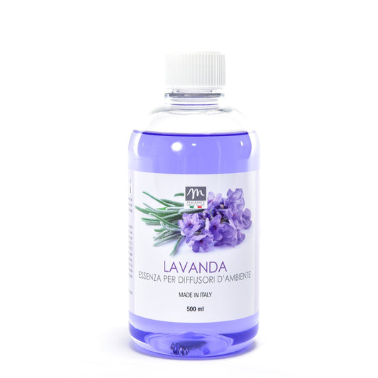 RICARICA ESSENZA PER DIFFUSORI D'AMBIENTE "BOUQUET" 500ML LAVANDA