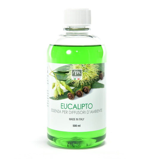 RICARICA ESSENZA PER DIFFUSORI D'AMBIENTE "BOUQUET" 500ML EUCALIPTO