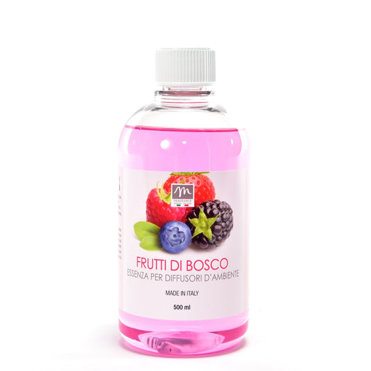 RICARICA ESSENZA PER DIFFUSORI D'AMBIENTE "BOUQUET" 500ML FRUTTI DI BOSCO
