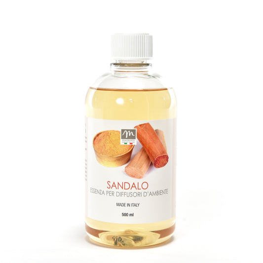 RICARICA ESSENZA PER DIFFUSORI D'AMBIENTE "BOUQUET" 500ML SANDALO