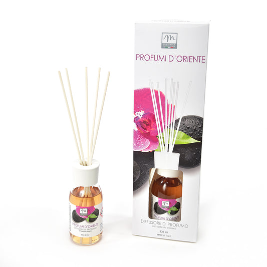 DIFFUSORE DI PROFUMO CON BASTONCINI DI COTONE "BOUQUET" 125 ML PROFUMI D'ORIENTE