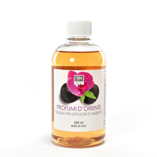 RICARICA ESSENZA PER DIFFUSORI D'AMBIENTE "BOUQUET" 500ML PROFUMI D'ORIENTE