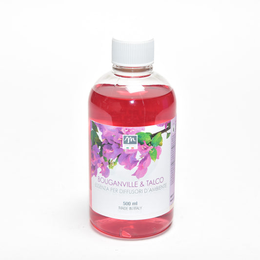 RICARICA ESSENZA PER DIFFUSORI D'AMBIENTE "BOUQUET" 500ML BOUGANVILLE & TALCO