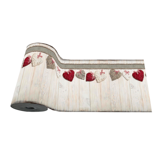 PASSATOIA HARRIS 52 CM DIS 77 CUORI SHABBY