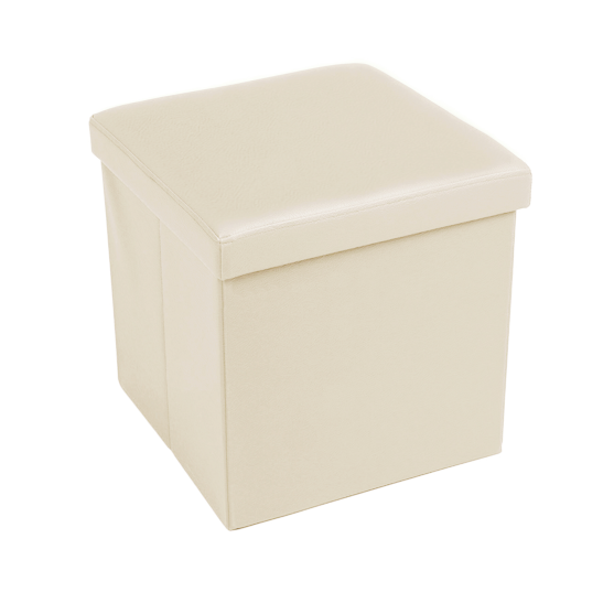 POUF PIEGHEVOLE EDDY 38X38 PANNA