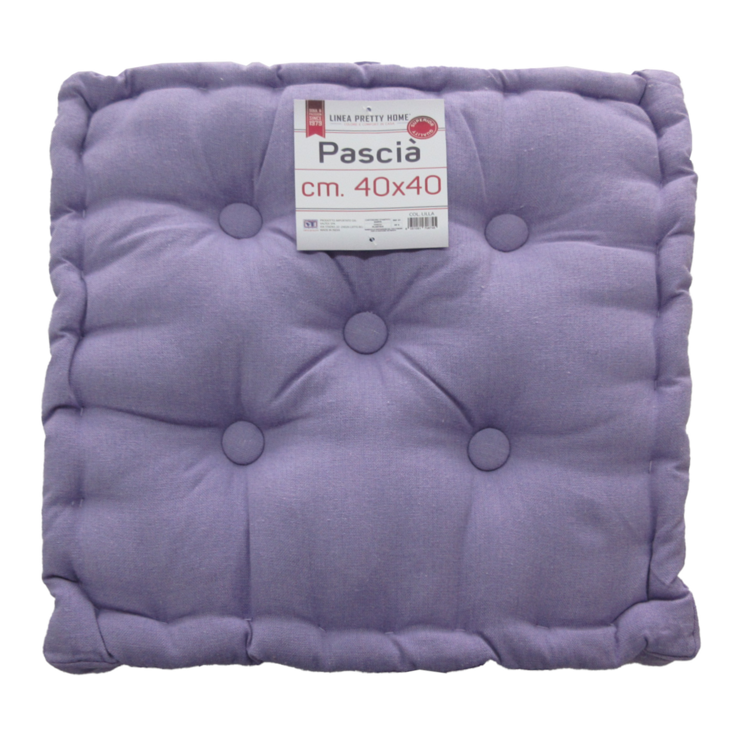 CUSCINO COPRISEDIA 40*40 PASCIA LILLA