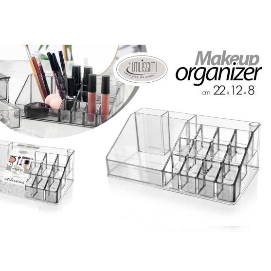 TROUSSE DE MAQUILLAGE EN PLASTIQUE TRANSPARENTE