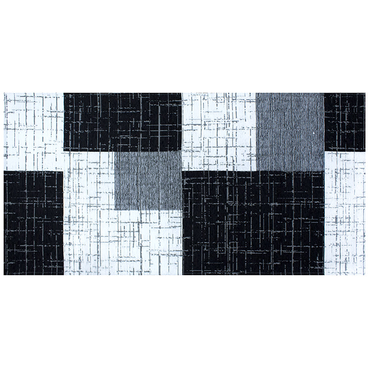 TAPIS 115*175 MONDRIAN NOIR
