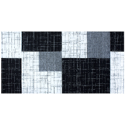 TAPPETO 115*175 MONDRIAN NERO