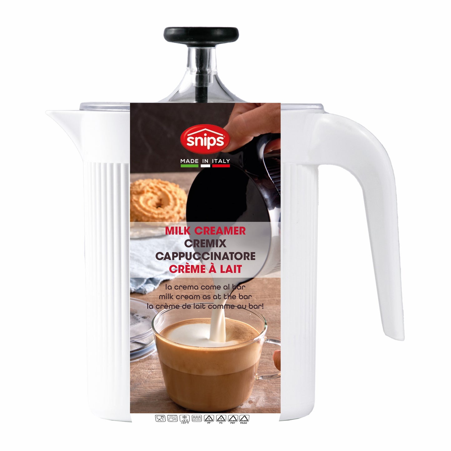 CAPPUCCINATORE "CREMIX" 0,50LT WEISS