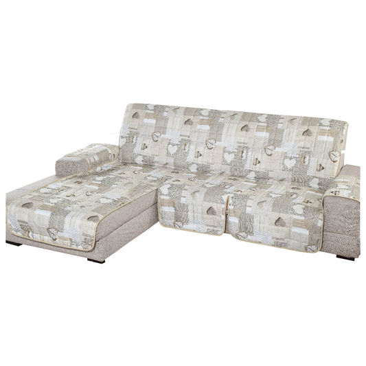 COPRIDIVANO PENISOLA KINO PLUS 4 POSTI BEIGE