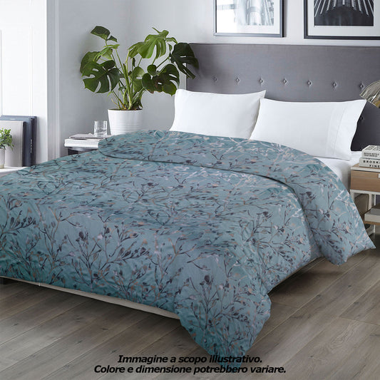 LIVIA DOPPELSTEPPDECKE, BRONZING TEAL DESIGN