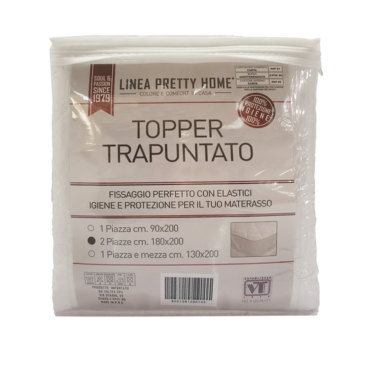 TOPPER TRAPUNTATO MATRIMONIALE