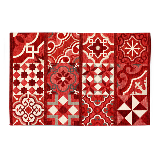 TAPPETO 57*140 CEMENTINE ROSSO