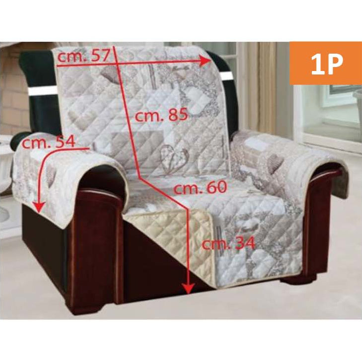 COPRIPOLTRONA KINO BEIGE