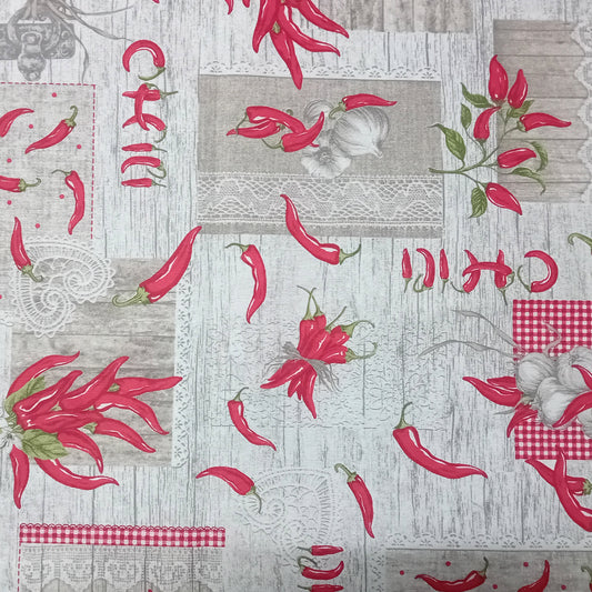 STROFINACCIO 50*80 CM COTONE PEPERONCINI