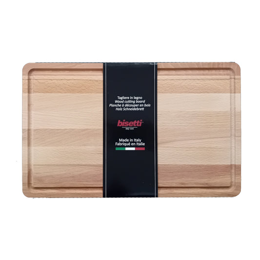 RECHTECKIGES SCHNEIDEBRETT AUS BUCHE 45X30XH4 CM