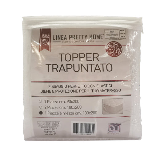 TOPPER TRAPUNTATO 1 PIAZZA E MEZZA