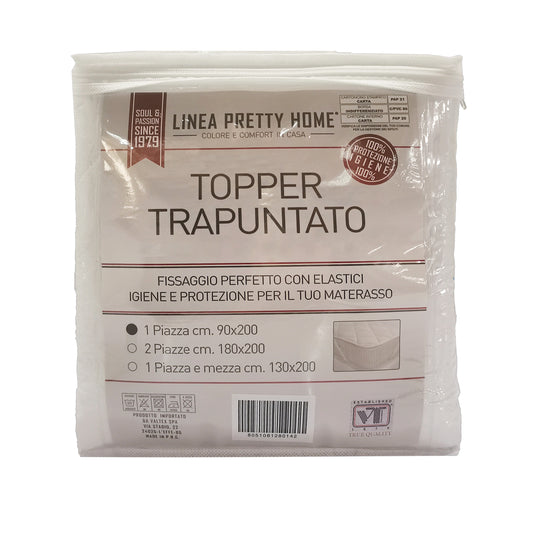 TOPPER TRAPUNTATO SINGOLO