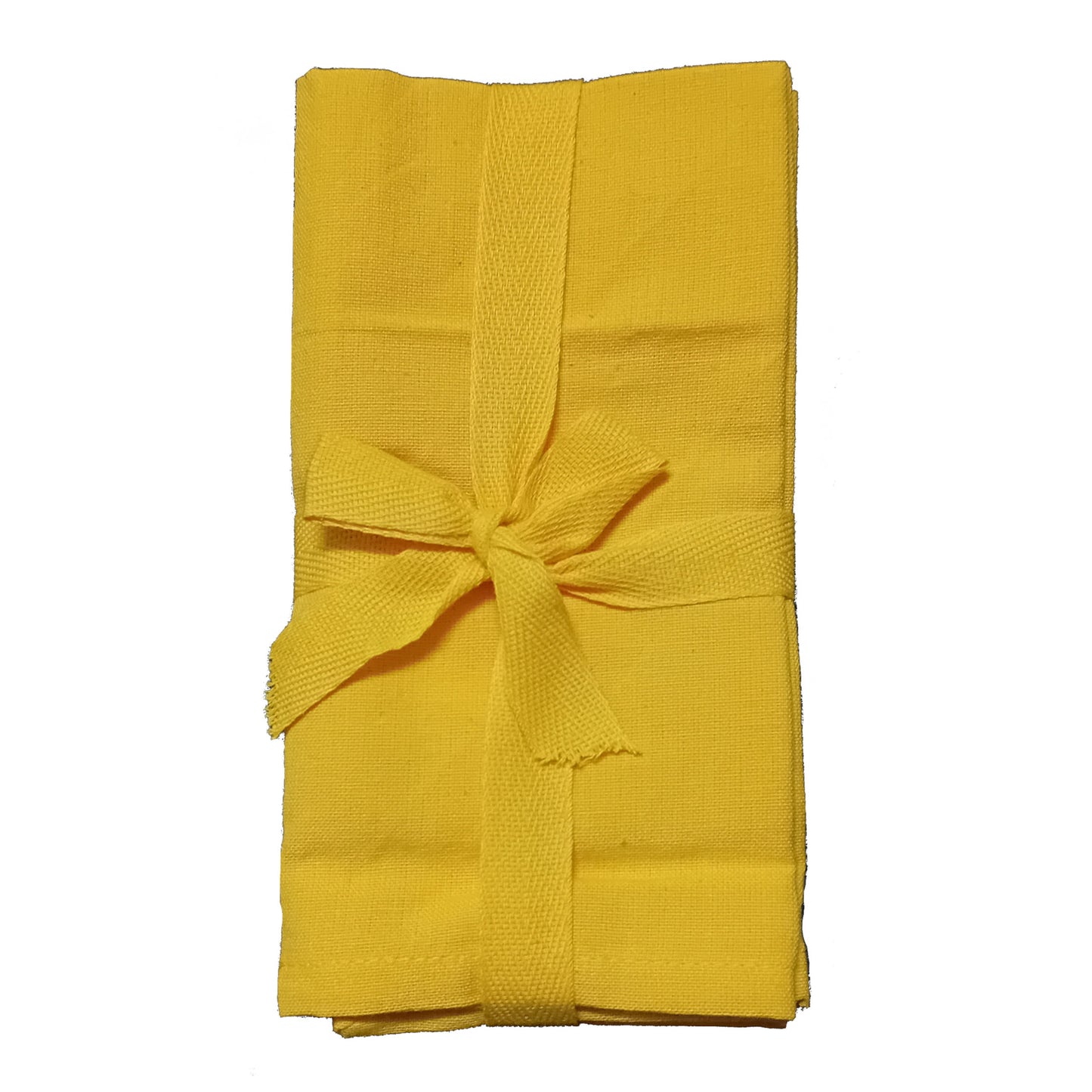TOVAGLIOLI COTONE T.U. 4 PZ GIALLO